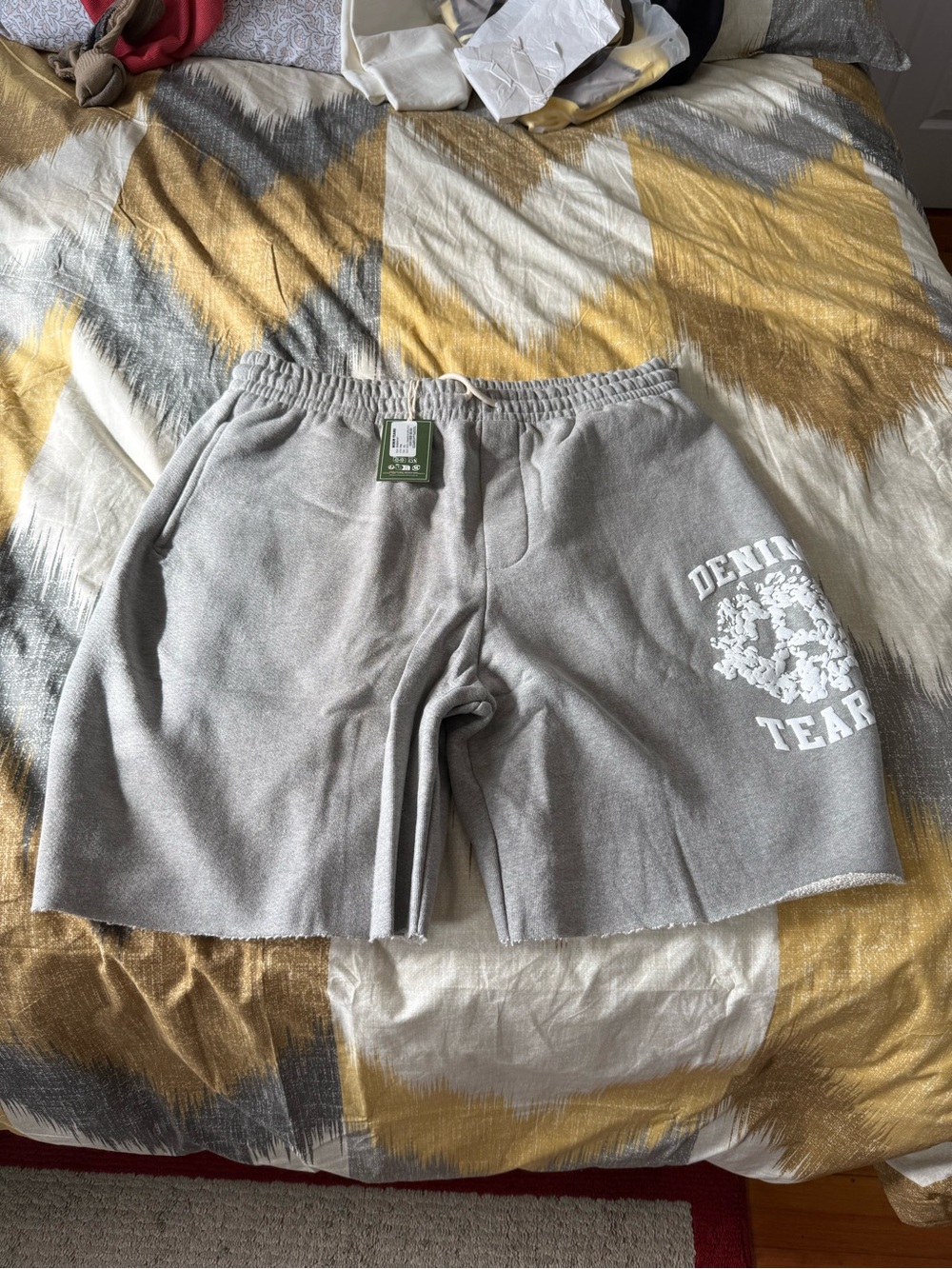 Denim Tears University Men’s Grey Shorts Size 2X